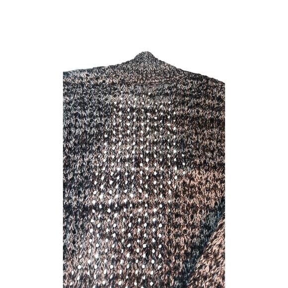 JJ Basics Marled Knit Cardigan Open Front Chunky Sweater Women’s S | Cozycore - Picture 7 of 8